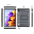 For Samsung Galaxy Tab S7/S8 Explorer PC + TPU Tablet Protective Case with Pen Slot(Grey)