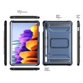 For Samsung Galaxy Tab S7/S8 Explorer PC + TPU Tablet Protective Case with Pen Slot(Blue)