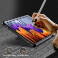 For Samsung Galaxy Tab S7/S8 Explorer PC + TPU Tablet Protective Case with Pen Slot(Blue)