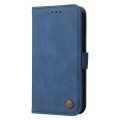 For Realme 10 Pro+ 5G Skin Feel Life Tree Metal Button Leather Phone Case(Blue)