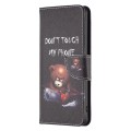 For Samsung Galaxy A04e Drawing Pattern Leather Phone Case(Bear)