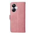 For Realme 10 Pro+ 5G Classic Calf Texture Flip Leather Phone Case(Rose Gold)