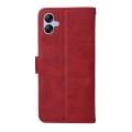 For Samsung Galaxy A04e Classic Calf Texture Flip Leather Phone Case(Red)