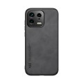 For Xiaomi 13 Skin Feel Magnetic Leather Back Phone Case(Dark Grey)