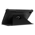 For Samsung Galaxy Tab A8 10.5 2021 360 Degree Rotating Armored Smart Tablet Leather Case(Black)
