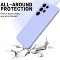 For Samsung Galaxy S23 Ultra 5G Pure Color Liquid Silicone Shockproof Full Coverage Phone Case (Purp