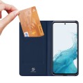For Samsung Galaxy A54 5G DUX DUCIS Skin Pro Series Flip Leather Phone Case(Blue)