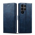 For Samsung Galaxy S23 Ultra 5G LC.IMEEKE RFID Anti-theft Leather Phone Case(Blue)