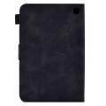 For Amazon Kindle Fire HD8 2022/2020 Tower Embossed Leather Smart Tablet Case(Black)