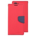 For Samsung Galaxy S23 5G GOOSPERY FANCY DIARY Cross Texture Leather Phone Case(Red)