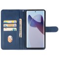 For Motorola Moto X40 Pro Leather Phone Case(Blue)