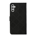 For Samsung Galaxy A34 Ethnic Style Embossed Pattern Leather Phone Case(Black)