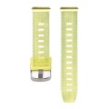 22mm Diamond Texture Clear Glitter Watch Band(Transparent Yellow)