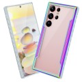 For Samsung Galaxy S23 Ultra 5G Defender Metal Clear PC Soft TPU Phone Case(Colorful)