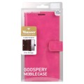 For Samsung Galaxy S23+ 5G GOOSPERY MANSOOR DIARY 9 Card Slots Leather Phone Case(Rose Red)