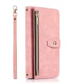 For Samsung Galaxy S22+ 5G Dream 9-Card Wallet Zipper Bag Leather Phone Case(Pink)