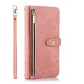 For Samsung Galaxy S20 Ultra Dream 9-Card Wallet Zipper Bag Leather Phone Case(Pink)