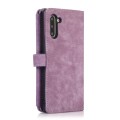 For Samsung Galaxy Note10 Dream 9-Card Wallet Zipper Bag Leather Phone Case(Purple)