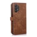 For Samsung Galaxy A32 4G Dream 9-Card Wallet Zipper Bag Leather Phone Case(Brown)