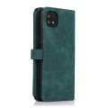 For Samsung Galaxy A22 4G Dream 9-Card Wallet Zipper Bag Leather Phone Case(Green)
