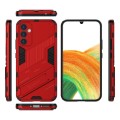 For Samsung Galaxy A34 5G Punk Armor 2 in 1 PC + TPU Phone Case(Red)