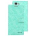 For Samsung Galaxy S23 5G GOOSPERY BLUE MOON Crazy Horse Texture Leather Phone Case(Mint Green)