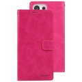 For Samsung Galaxy S23 Ultra 5G GOOSPERY BLUE MOON Crazy Horse Texture Leather Phone Case(Rose Red)