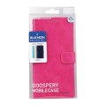 For Samsung Galaxy S23 Ultra 5G GOOSPERY BLUE MOON Crazy Horse Texture Leather Phone Case(Rose Red)