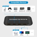 NK-H31 8K 3 in 1 Out HDMI Switcher for Xbox PS4 PS5 Roku UHD TV Monitor Projector