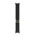 For Google Pixel Watch Nylon Loop Black Connector Watch Band(Black)