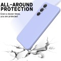 For Samsung Galaxy A54 5G Color Liquid Silicone Phone Case(Purple)