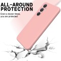 For Samsung Galaxy A54 5G Color Liquid Silicone Phone Case(Pink)