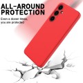 For Samsung Galaxy S24 5G Color Liquid Silicone Phone Case(Red)