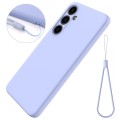 For Samsung Galaxy S24 5G Color Liquid Silicone Phone Case(Purple)