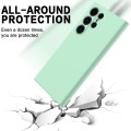 For Samsung Galaxy S24 Ultra 5G Color Liquid Silicone Phone Case(Green)