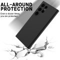 For Samsung Galaxy S24 Ultra 5G Color Liquid Silicone Phone Case(Black)