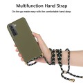 For Samsung Galaxy S23+ 5G Wheat Straw Material + TPU Protective Case with Lanyard(Army Green)