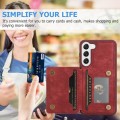 For Samsung Galaxy S23 5G Dream Magnetic Back Cover Card Wallet Phone Case(Red)