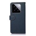For Xiaomi 14 KHAZNEH Litchi Texture Leather RFID Phone Case(Blue)
