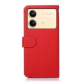 For Xiaomi Redmi Note 13R Pro KHAZNEH Litchi Texture Leather RFID Phone Case(Red)