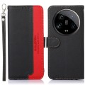 For Xiaomi 14 Ultra KHAZNEH Litchi Texture Leather RFID Phone Case(Black)