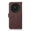 For Xiaomi Redmi A3 KHAZNEH Litchi Texture Leather RFID Phone Case(Brown)