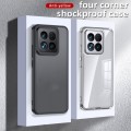 For Xiaomi 14 Pro Armor Clear TPU Hard PC Phone Case(Matte Black)