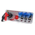 12V Racing Car LED Ignition Switch One Key Start Combination Panel