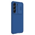 For Samsung Galaxy S23 5G NILLKIN Black Mirror Pro Series Camshield Phone Case(Blue)