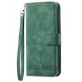 For Samsung Galaxy A22 4G Dierfeng Dream Line TPU + PU Leather Phone Case(Green)