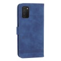 For Samsung Galaxy A03s 164mm Dierfeng Dream Line TPU + PU Leather Phone Case(Blue)