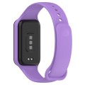 For Redmi Band 2 Solid Color Silicone Integrated Watch Band(Purple)