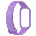 For Redmi Band 2 Solid Color Silicone Integrated Watch Band(Purple)