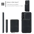For Samsung Galaxy S24+ 5G JEEHOOD Magnetic Zipper Horizontal Flip Leather Phone Case(Black)